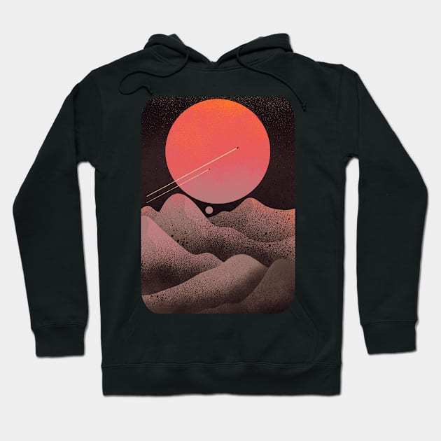 Worlds away Hoodie by Swadeillustrations